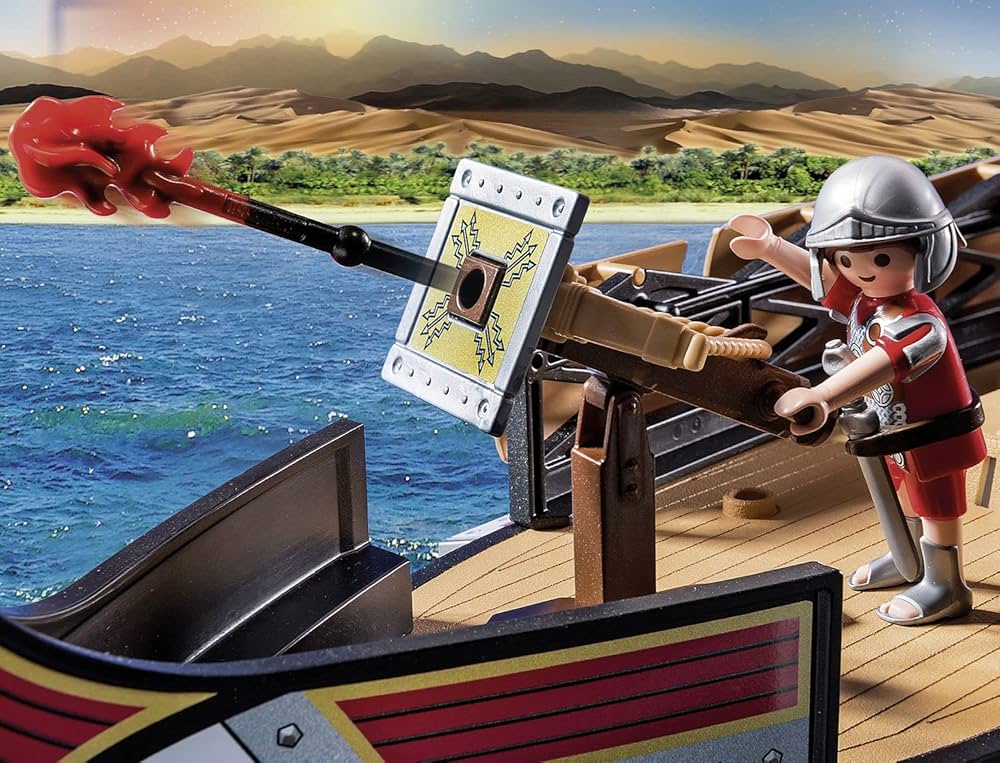Playmobil 5390 History - Roman Warriors' Ship, floats on